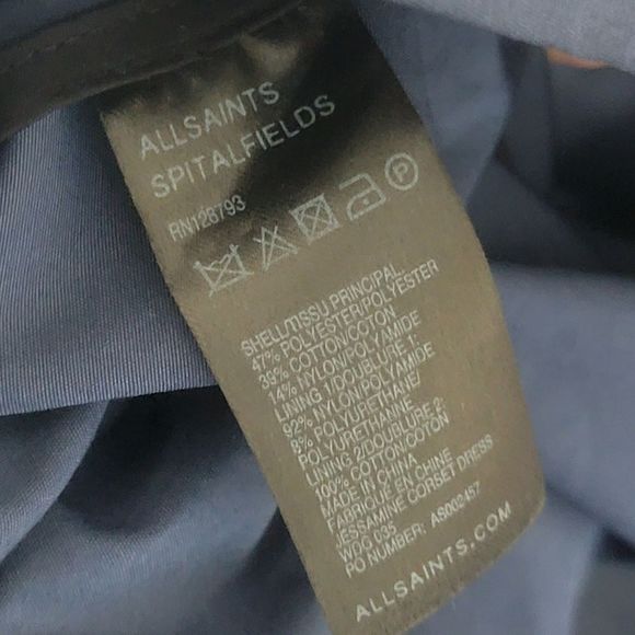 2013 AllSaints Spitalfields Jessamine Corset Dress - Picture 6 of 7